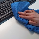 thumbnail of Scorprotect 10x Mikrofasertuch 40x40 cm 300 GSM Blau + Schlüsselband