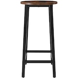 thumbnail of tectake Taburetes de bar Corby  Madera Industrial Oscura, Rústica