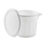 thumbnail of GILAC Couvercle plat pour conteneur rond HACCP 75 L et baquet 50 L - 75 L - Blanc G616421