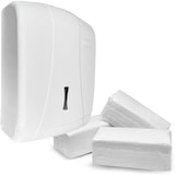 thumbnail of Pack de 4000 Toallas Papel Secamanos Zig Zag + Dispensador de Toallas de Papel