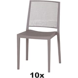 thumbnail of Siena  Garden Square Stapelstuhl objektgeeignet 10x taupe