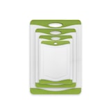 thumbnail of Tarrington House Tagliere, plastica, 36.8 x 25.4 cm, con scanalatura raccogli-succhi, bianco/verde