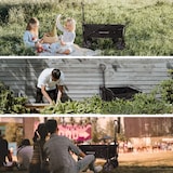 thumbnail of BRASQ Bolderkar Opvouwbaar - Zwart - 90KG Draagkracht -  360º Wielen met rem- Verstelbare hendel - Bolderwagen