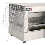 thumbnail of Romux® Tostador Industrial Simple Sobremesa de 45x25 cm y Producción 150 Tostadas/Hora | Tostadora Profesional Regulable en Temperatura 2000W y 220V