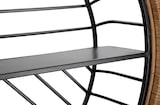 thumbnail of Cebu Wandregal 72,5 x 18 x 65 cm aus schwarzem Metall und Rattan – Geometrisches und Boho-Chic-Design für die Wanddekoration