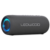 thumbnail of Enceinte Hifi Autonome 100W Ledwood XS100, Effet LED, Buetooth USB, TWS, IPX5, Assistant Vocal, 10W RMS, Batterie 2000mAh