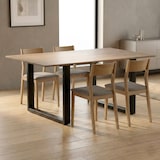 thumbnail of Juego de 2 patas de mesa Ilkan Negro/90 cm