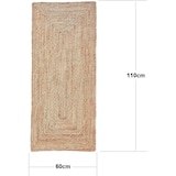 thumbnail of Alfombra de Yute Natural, Rectangular de 60x110cm