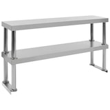 thumbnail of Tavolo da lavoro da cucina con ripiano 120x60x150 cm Acciaio inox