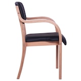 thumbnail of pemora 2-er Set Besucherstuhl Stapelstuhl Armlehnstuhl Konferenzstuhl Wartezimmerstuhl Stuhl Seniorenheime
 und Krankenhäuser JANA Kunstleder schwarz