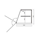 thumbnail of Vitrina neutra INOX VRLP de Vitrinas Gómez 990 mm CON LED