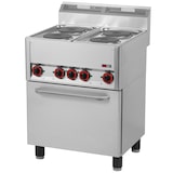 thumbnail of Gastro Elektroherd 4 Platten mit Backofen 11.13kW E-Herd Backofen Herd Umluft