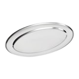 thumbnail of Plateau de service ovale en inox 610 mm - Olympia