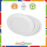 thumbnail of DayBays 40000 Stk. Pappteller KU23 rund Ø23 cm weiß ohne Beschichtung