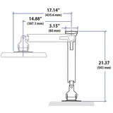 thumbnail of Ergotron Interaktiver Arm LD höhenverstellbare TV Wandhalterung 3 - 11 kg (45-361-026)
