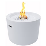 thumbnail of Lareira a bioetanol com braseiro de jardim redondo para interior e exterior RODI Branco d.47,5