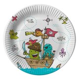 thumbnail of Papstar Pappteller Piratencrew Einwegteller Durchmesser 23cm 10 Stück
