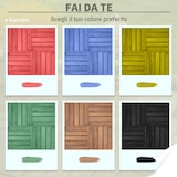 thumbnail of Outsunny Piastrelle per Esterni a Incastro in Legno Set 27 Pezzi