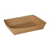 thumbnail of 50 Snacktrays, Pappe "pure" 4 cm x 11 cm x 16 cm braun