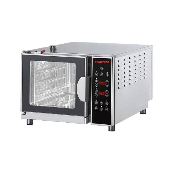 Horno mixto electrónico 4 bandejas 1/1 INOXTREND SDE-104 E Serie nice snack