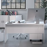 thumbnail of SARMOG SCRIVANIA L120 IN KIT  in truciolare nobilitato color bianco fiammato