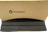 thumbnail of Pomebio Papieren Rietjes - Zwart - 6x195 mm - Dispenserbox 500 stuks