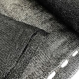 thumbnail of Lona de pantalla de privacidad 1,5x10 m NEGRO Polietileno reforzado Blackout Garden