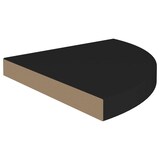 thumbnail of vidaXL Eck-Schweberegal Schwarz 35x35x3,8 cm MDF