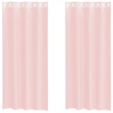 thumbnail of vidaXL Voile Vorhänge mit Ösen 2 Stk. Hellrosa 140x245 cm