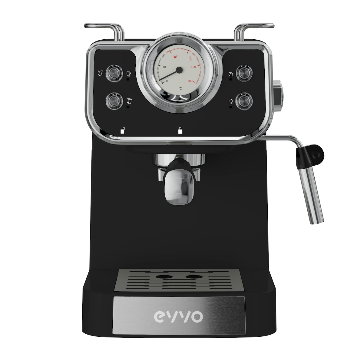 Cafetera Espresso EVVO Intensa Retro Negro