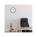 thumbnail of Nextime Reloj de pared Robust con armazón de plástico negro - 25,5 cm de diámetro