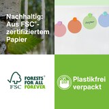 thumbnail of Moderationskarte 111151710 rund 140mm sortiert 500 Stück