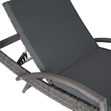 thumbnail of Aluminium Rattan Sonnenliege Océane