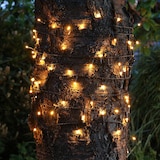 thumbnail of LED Solar Lichterkette bernstein 11m 8 Modi USB Garten Outdoor Außen