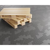 thumbnail of Dalle de sol Clipsable Grise 116 x 76 x 3 cm Rectangulaire Polypropylène Revêtement de Sol Intérieur / Extérieur Art Plast