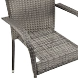 thumbnail of Helloshop26 - Conjunto de comedor de jardín exterior de 3 piezas muebles grises 02_0013620