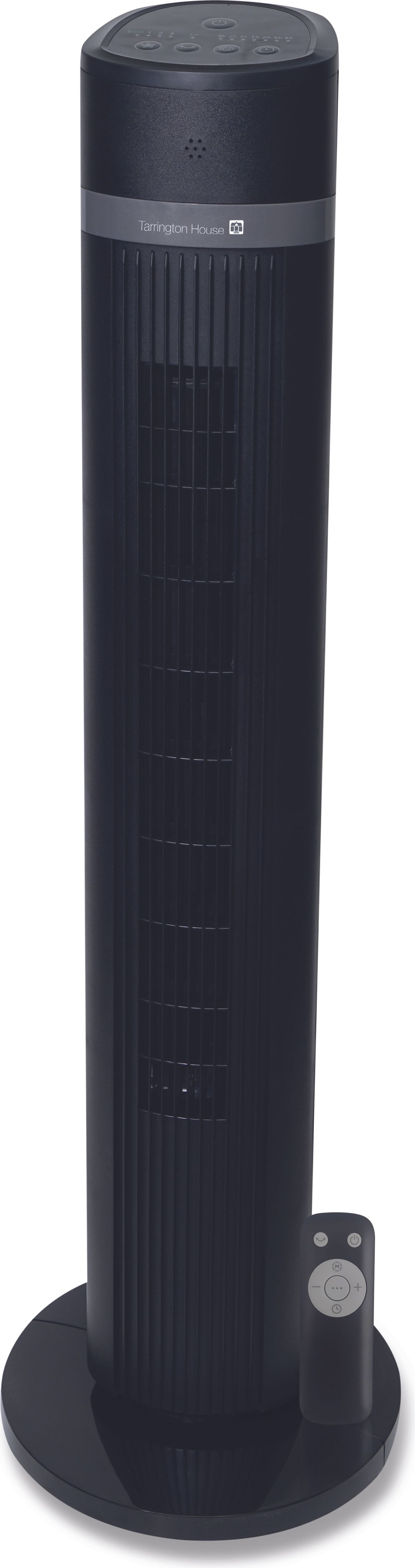 Tarrington House Turmventilator TF1013, Metall / Kunststoff, Ø 30 x 101.3 cm, 45 W, 3 Geschwindigkeiten, Oszillationsfunktion, schwarz