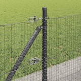 thumbnail of vidaXL Zaunpfosten Grau 25 x 0,6 m (19 x 19 mm Maschen) Stahl und PVC