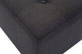 thumbnail of CHEFGASTRO 2er Set Sitzhocker ZION antik-hell HxBxT 46x45x45cm Stoff Dunkelgrau