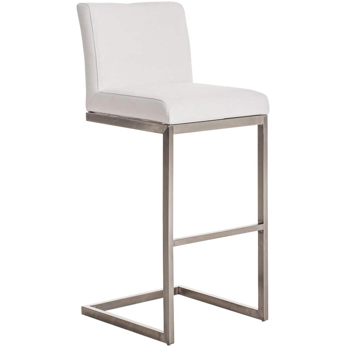 Barkruk Paros Stof wit