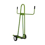 thumbnail of Plattenwagen Stahl Tragkraft 300 kg gummierte Auflage Vollgummiräder Plattentransportwagen in Grün