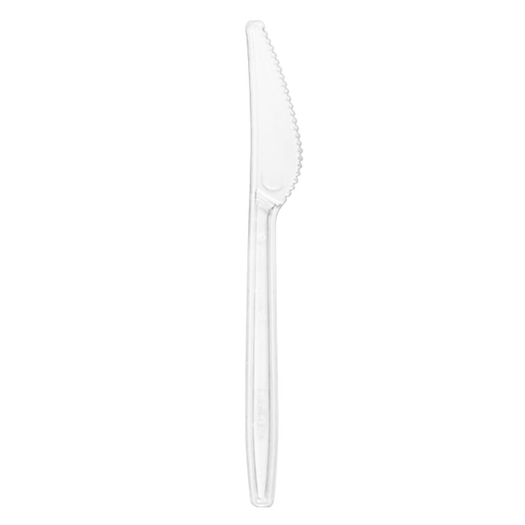 MONOUSO - Herbruikbaar Plastic PS Mes Transparant 17,2cm (50 stuks)