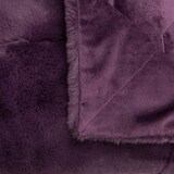 thumbnail of Plaid luxe 130x170 pflaume - Violett Rechteck Polyester Amadeus 130x1 cm