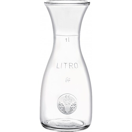 12x Karaffe MISURA PR 1,0 ltr Höhe 262 mm, Durchmesser 108 mm 