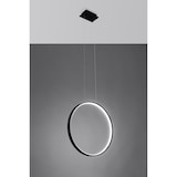 thumbnail of Luminária pendente LED LAPIS alumínio preto 30W LE70754