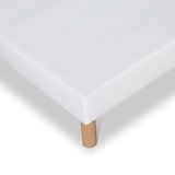 thumbnail of Sommier tapissier  2 places  Epaisseur 13 cm  Blanc (pieds non inclus)  140x200 cm CAPUCINE BELLECOUR