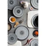 thumbnail of Excelsa servizio piatti 18 pezzi Etnico ceramica nero