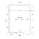 thumbnail of Negatieve koelgroep 2100x2700x2200 - Combisteel