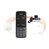 thumbnail of Gigaset SL800H PRO Teléfono analógico/DECT Identificador de llamadas Antracita