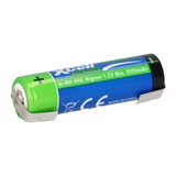 thumbnail of Xcell Mignon AA Akku Ni-MH 1,2V 2700mAh lose U Lötfahne
